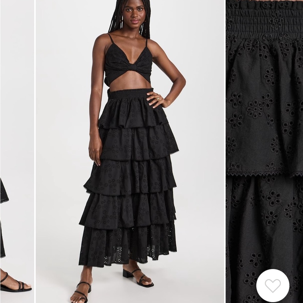 Hill House Eyelet Celine top & Noemie skirt